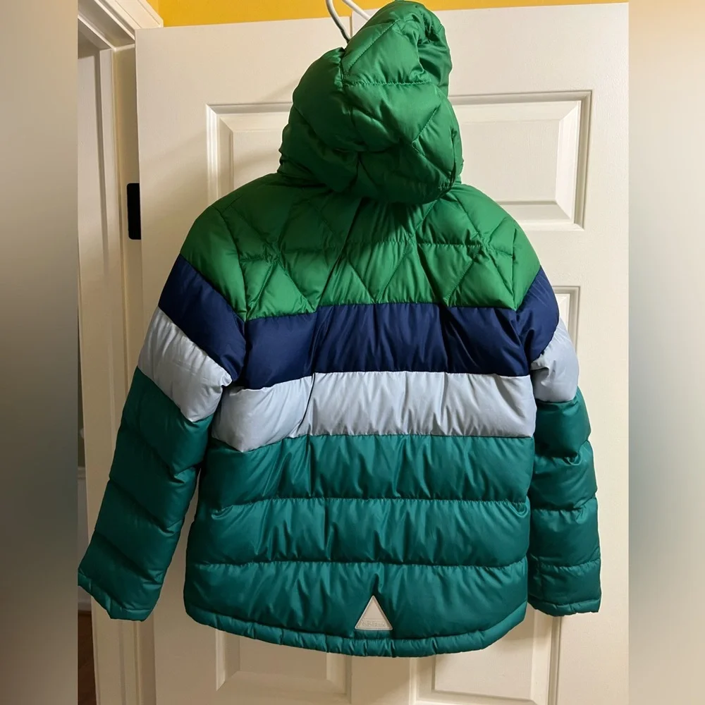 L.L. Bean Colorblock Down Puffer Jacket - Picture 2 of 4